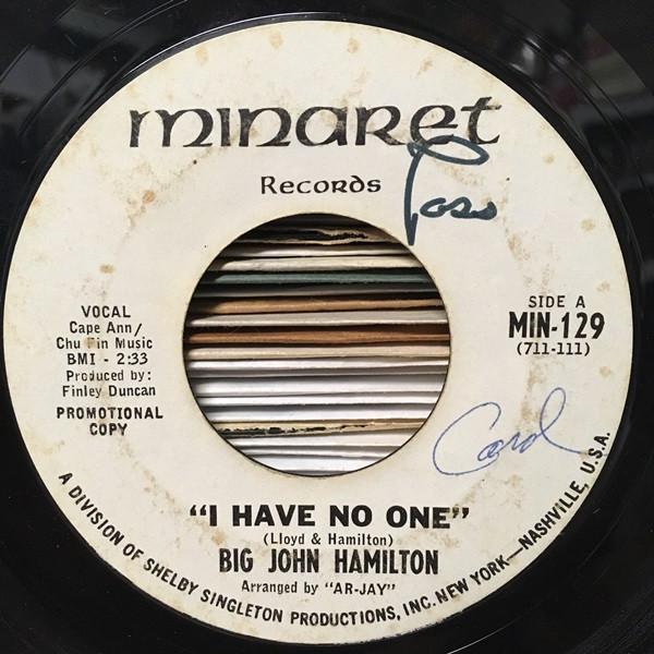 Big John Hamilton - I Have No One
