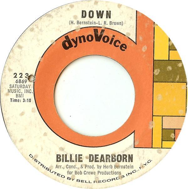 Billie Dearborn - Down / Mac Dougal Street Blues