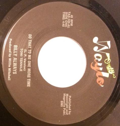 Billy Always - Do That To Me One More Time