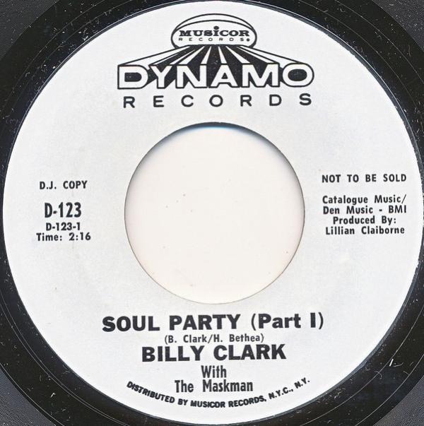 Billy Clark (3), The Maskman - Soul Party