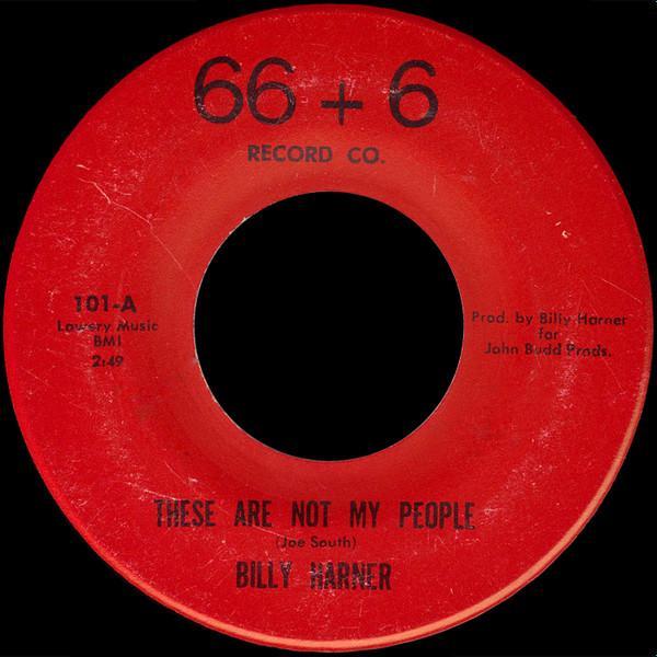Billy Harner - These Are Not My People