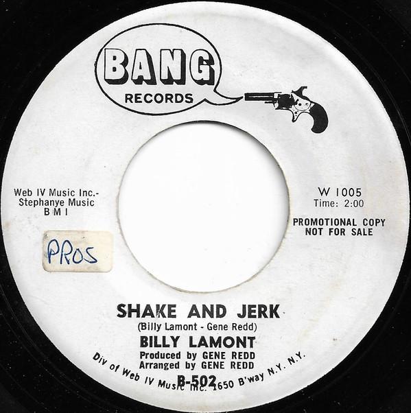 Billy Lamont - Shake And Jerk / Girls, Girls, Girls