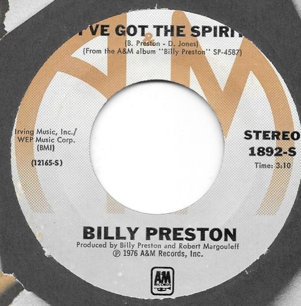 Billy Preston - I've Got The Spirit
