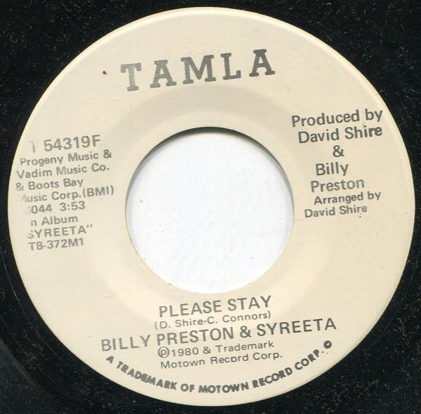 Billy Preston, Syreeta - Please Stay