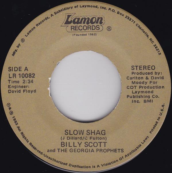 Billy Scott & The Georgia Prophets - Slow Shag / Seaside Love