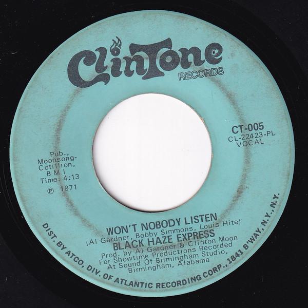 Black Haze Express - Won't Nobody Listen / Pretty Soon