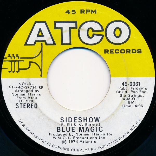 Blue Magic - Sideshow / Just Don't Want To Be Lonely