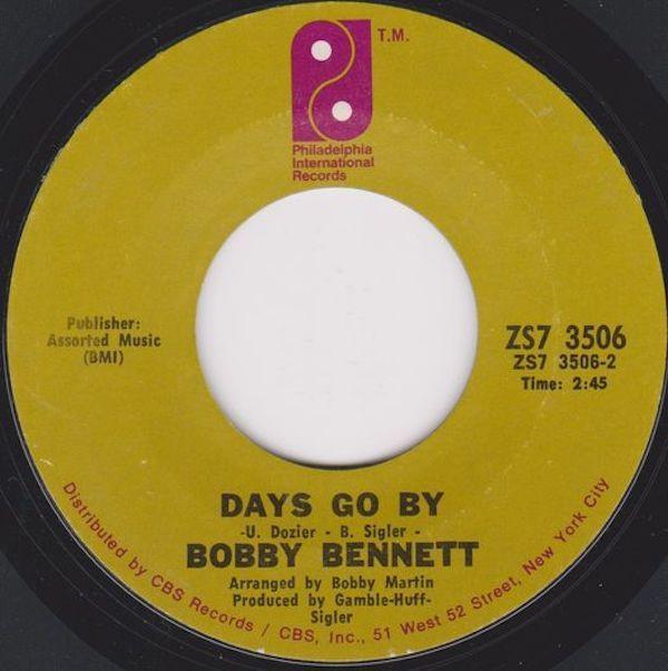 Bobby (Guitar) Bennett - Bumble Bee (Sting Me) / Days Go By