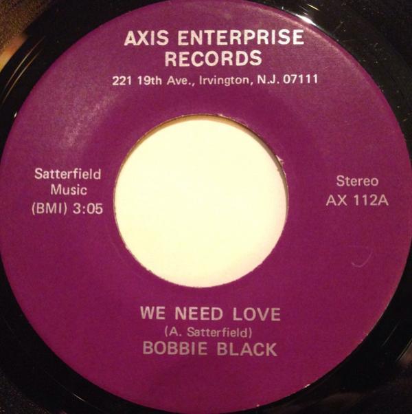 Bobby Black (7) - We Need Love