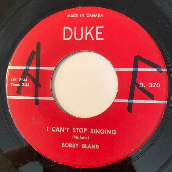 Bobby Bland - I Can't Stop Singing
