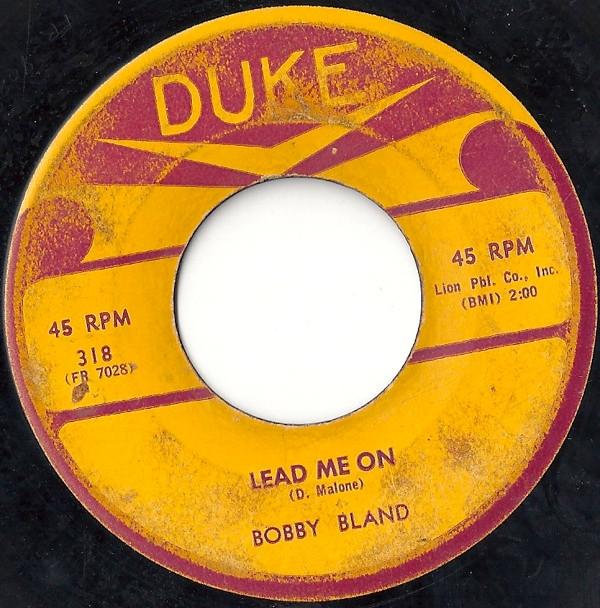 Bobby Bland - Lead Me On / Hold Me Tenderly