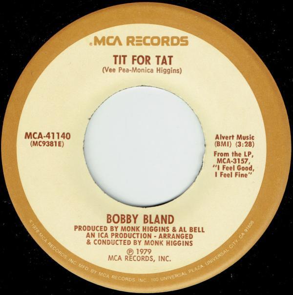 Bobby Bland - Tit For Tat / Come Fly With Me