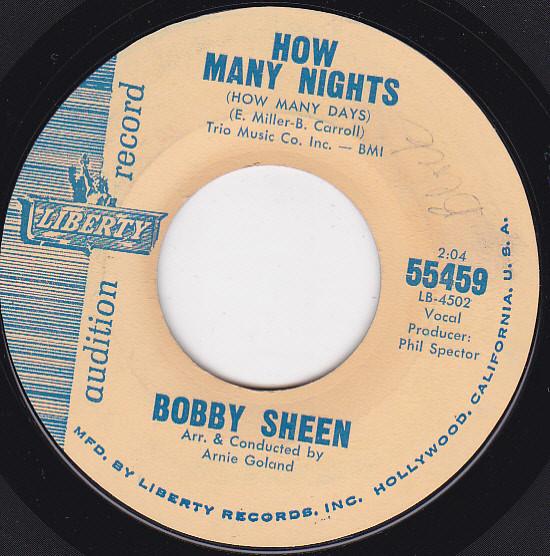 Bobby Sheen - How Many Nights (How Many Days) / How Can We Ever Be Together