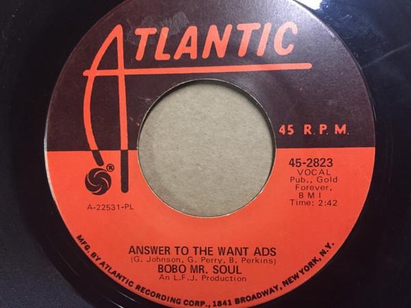 Bobo Mr. Soul - Answer To The Want Ads