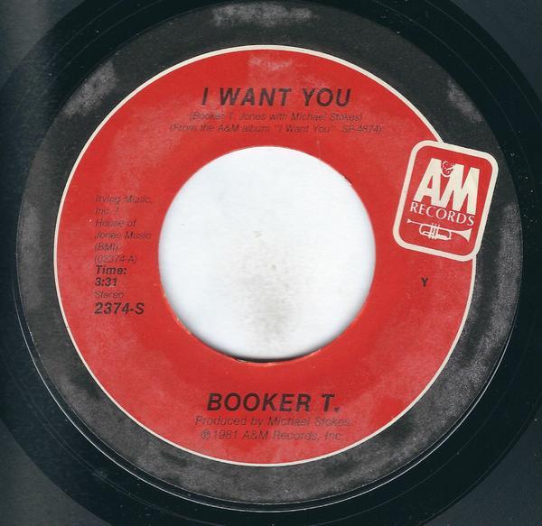 Booker T. Jones - I Want You / You're The Best