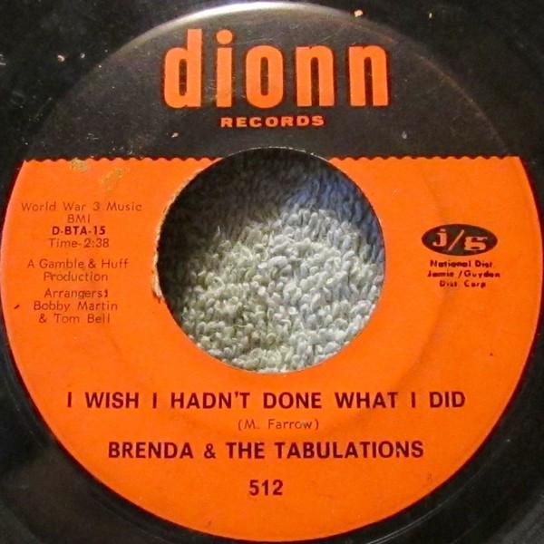 Brenda & The Tabulations - That's The Price You Have To Pay / I Wish I Hadn't Done What I Did