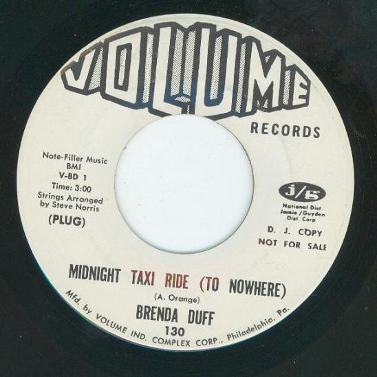 Brenda Duff - Midnight Taxi Ride (To Nowhere)