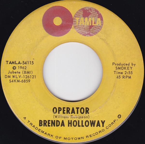 Brenda Holloway - Operator / I'll Be Available