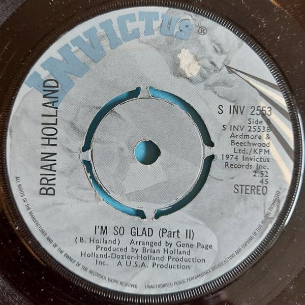 Brian Holland - I'm So Glad