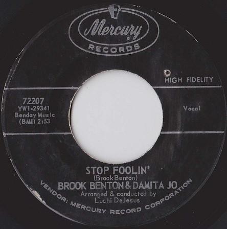 Brook Benton, Damita Jo - Stop Foolin