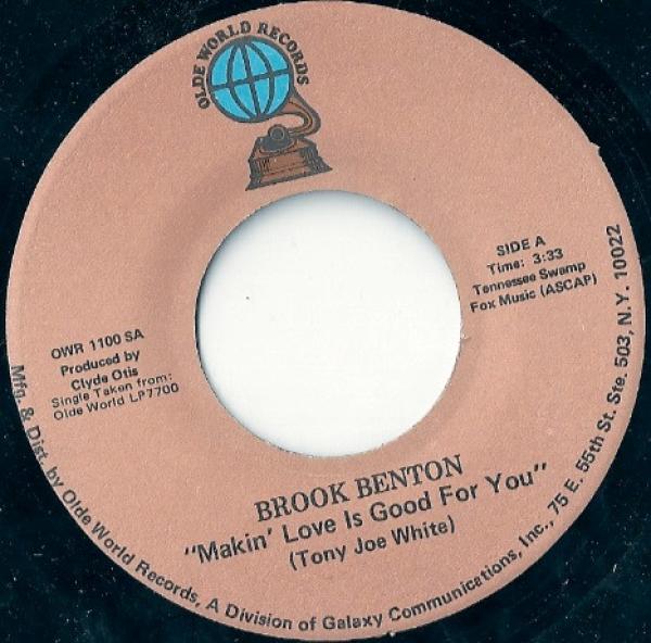 Brook Benton - Makin' Love Is Good For You / Better Times