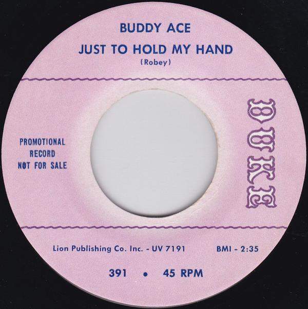 Buddy Ace - Just To Hold My Hand / Inside Story