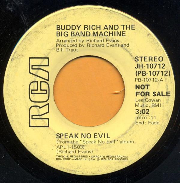 Buddy Rich And The Big Band Machine - Speak No Evil