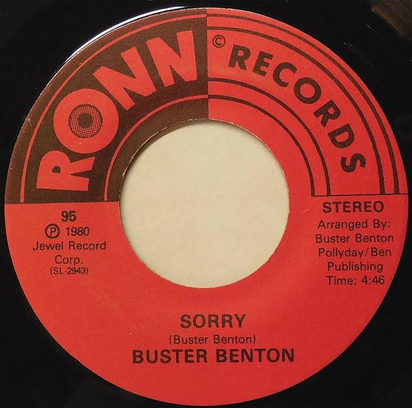Buster Benton - Sorry
