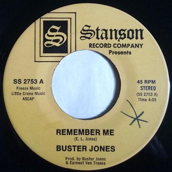 Buster Jones - Remember Me / Possessed