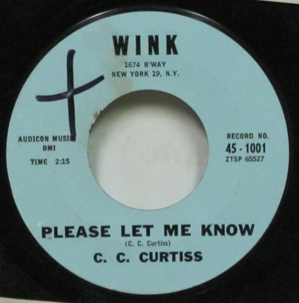 C. C. Curtiss - Please Let Me Know / Please Don't Go