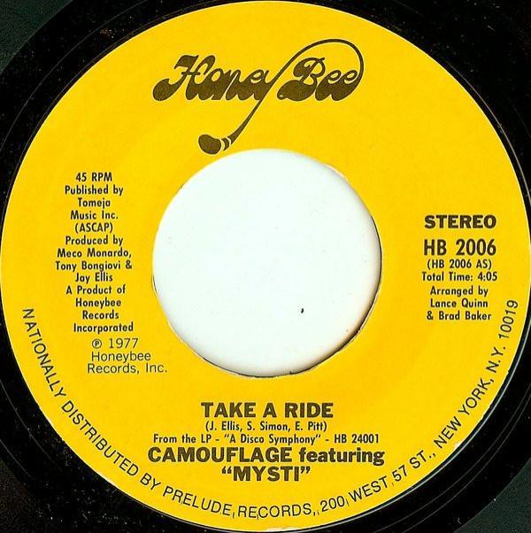 Camouflage (5), Mysti - Take A Ride / Bee Sting Pt. 2