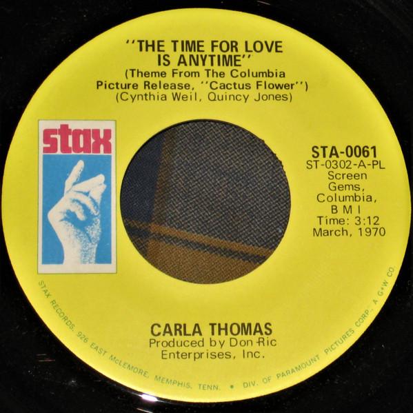 Carla Thomas - The Time For Love Is Anytime / (I'm Going Back To) Living In The City