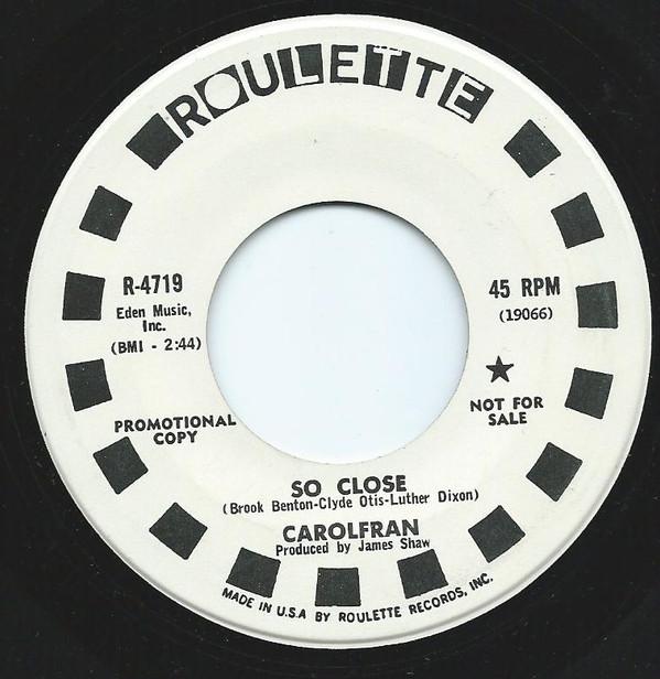 Carol Fran - So Close
