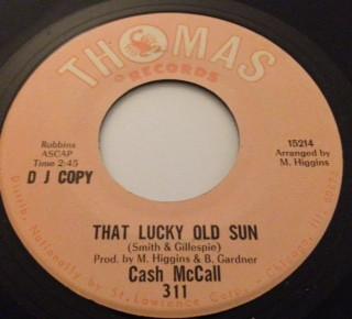 Cash McCall - That Lucky Old Sun