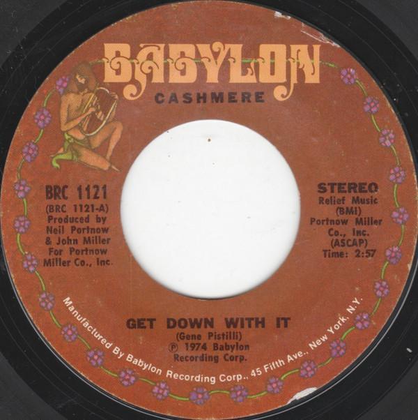 Cashmere (3) - Get Down With It