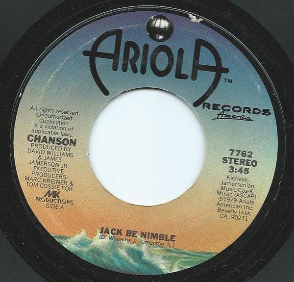 Chanson - Jack Be Nimble / Magic Carpet