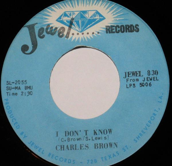 Charles Brown - For You / I Don't Know
