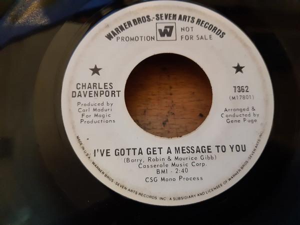 Charles Davenport - I've Gotta Get A Message To You