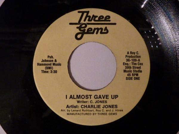 Charlie Jones (20) - I Almost Gave Up / Twist