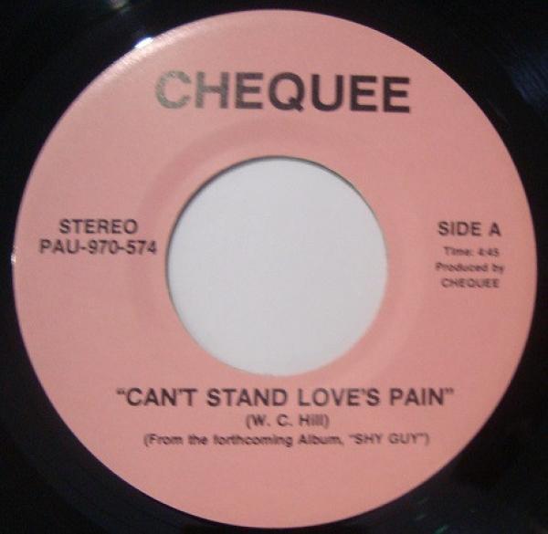 Chequee - Cant Stand Loves Pain