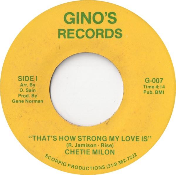 Chetie Milon - That's How Strong My Love Is