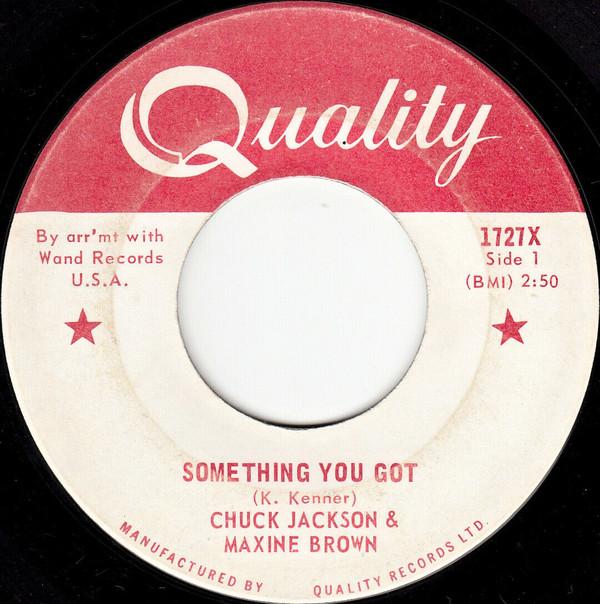 Chuck Jackson, Maxine Brown - Something You Got / Baby Take Me