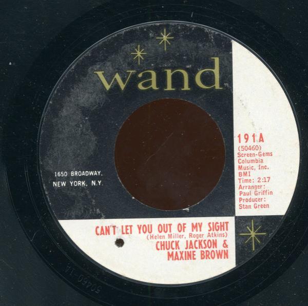 Chuck Jackson, Maxine Brown - Can't Let You Out Of My Sight