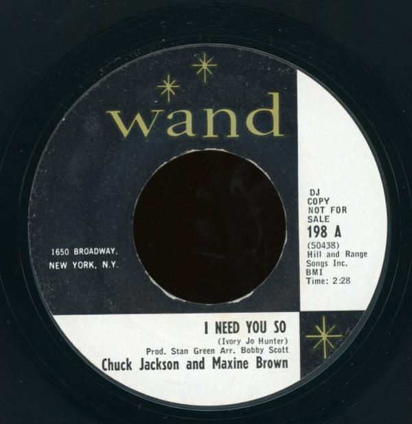 Chuck Jackson, Maxine Brown - I Need You So