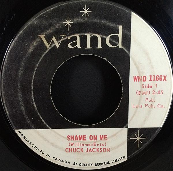 Chuck Jackson - Shame On Me / Candy