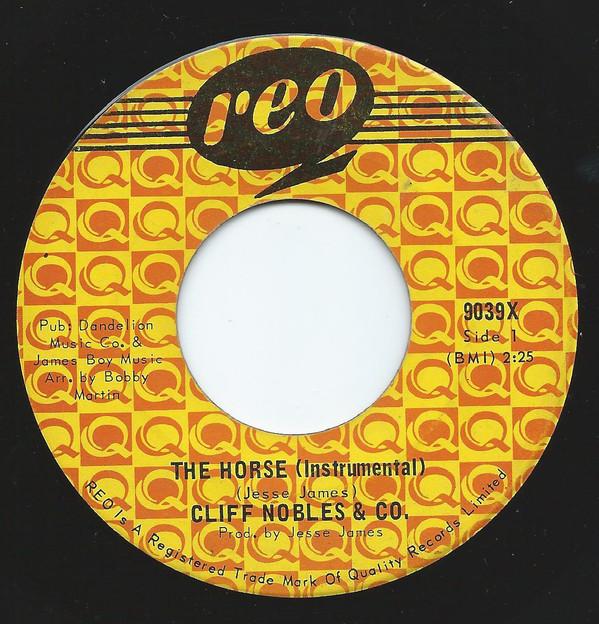 Cliff Nobles & Co - The Horse (Instrumental)