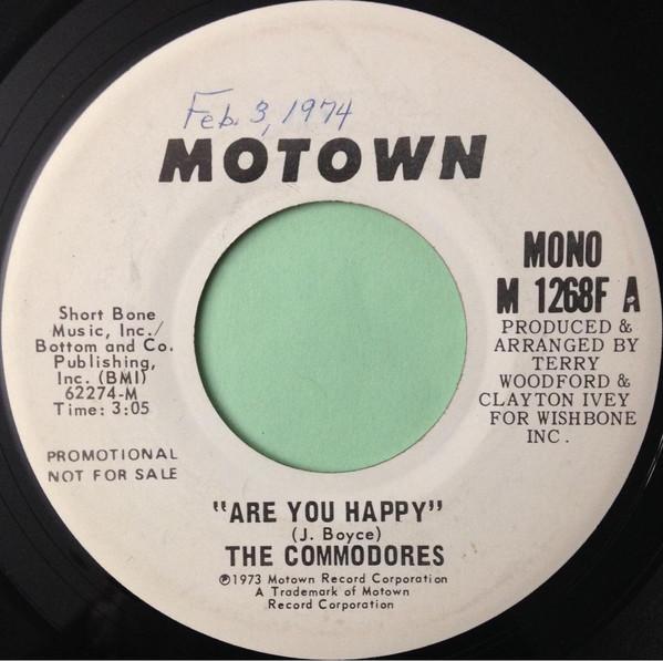 Commodores - Are You Happy