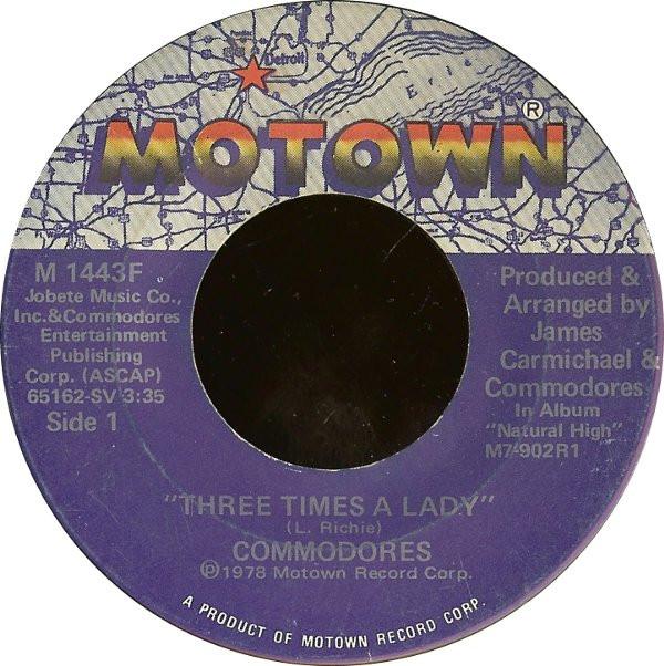 Commodores - Three Times A Lady
