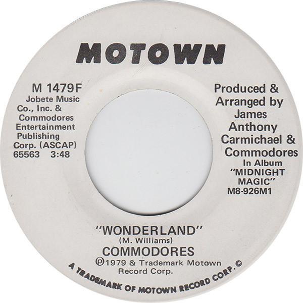 Commodores - Wonderland
