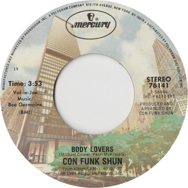 Con Funk Shun - Body Lovers / Give Your Love To Me